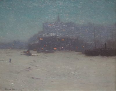 港からのケベック、c。 1910年、ハイミュージアム.JPG 作： Lowell Birge Harrison